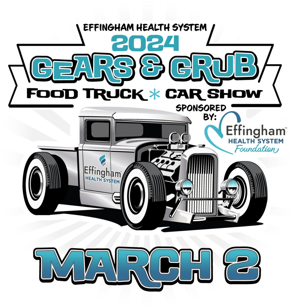 Gears and Grub car show Effingham Health System foundation sponsored event Georgia entertainment for the whole family.