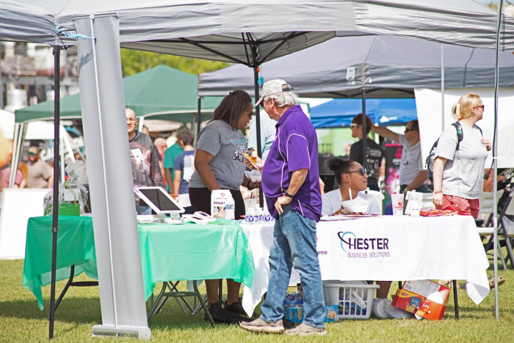 Gears and Grub car show Effingham Health System foundation event attraction vendors and crafts